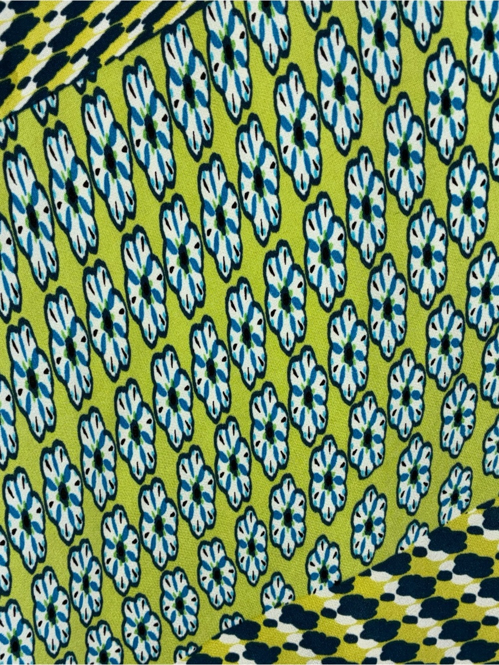 NWOT Women's Laundry By Shelli Segal Mixed-Print Hi-Lo Midi Skirt Maximalist - Picture 3 of 5